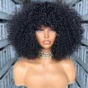 The Curly Bob Wig is a stylish and modern hairstyle designed for women who want a natural and fashionable look. This wig feature