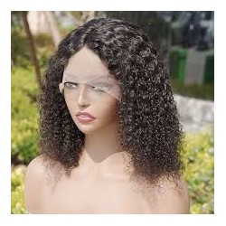 The Curly Bob Wig is a stylish and modern hairstyle designed for women who want a natural and fashionable look. This wig feature
